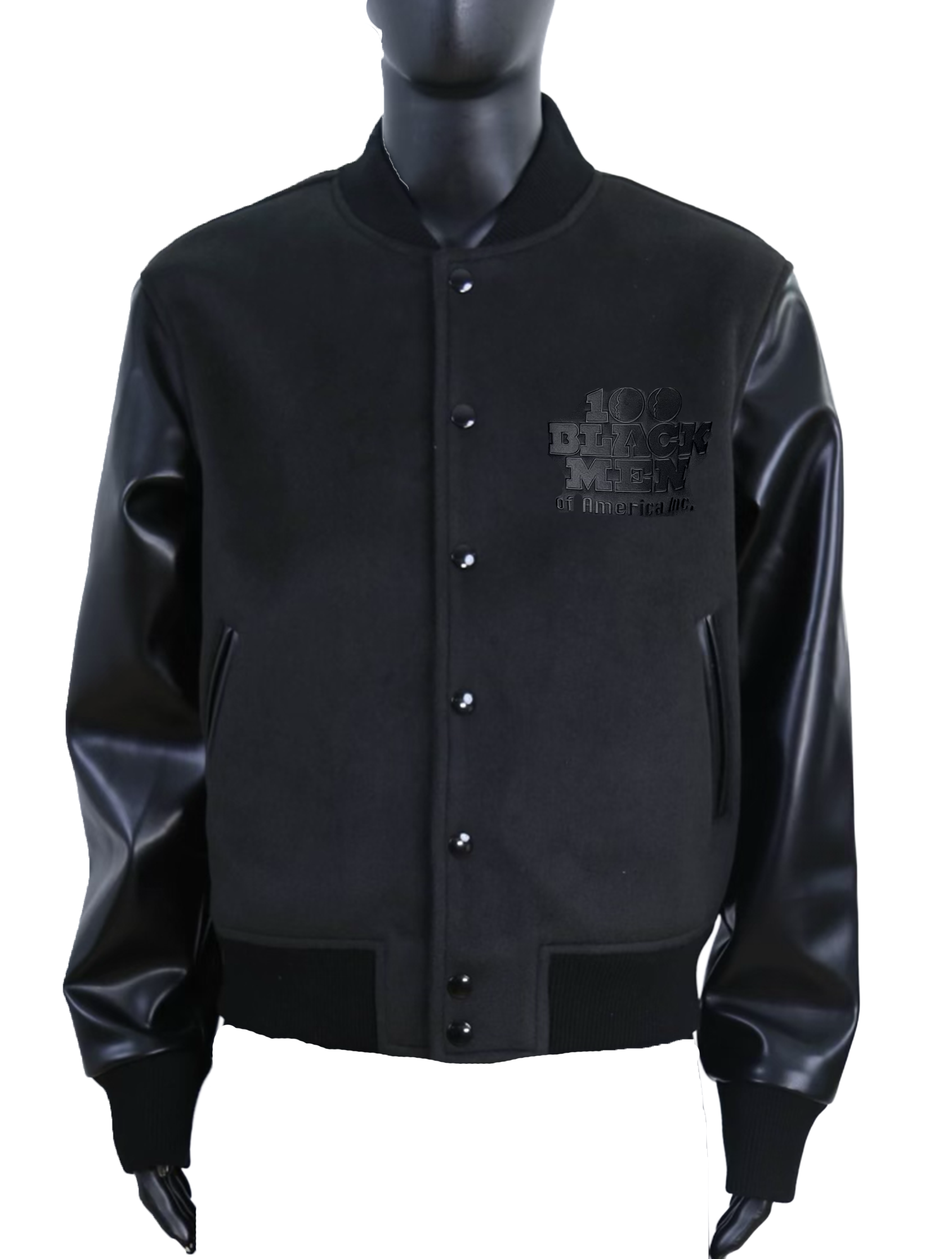 100 Black Men Leather Jacket — Premium Executive